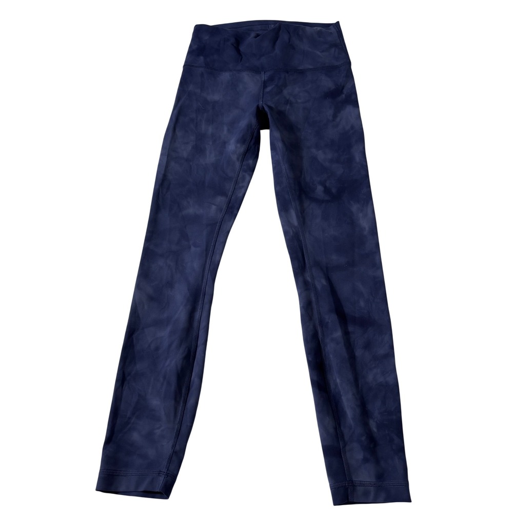 Lululemon Wunder Train High-Rise Tight 25" 'Diamond Dye Shade Naval Blue'